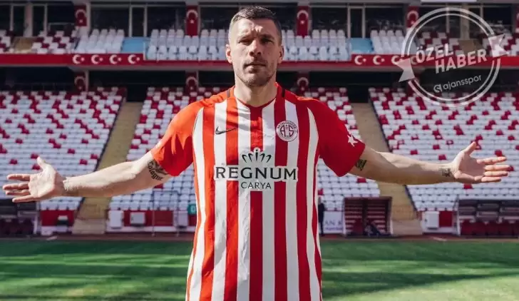 Antalyaspor Podolski'nin bonservisini belirledi