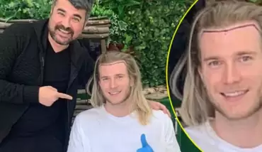 Loris Karius'un ülkesine dönmeden önce saç ektirmiş!