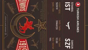 THY'den 19 Mayıs'a özel uçuş! Tarihe yolculuk...