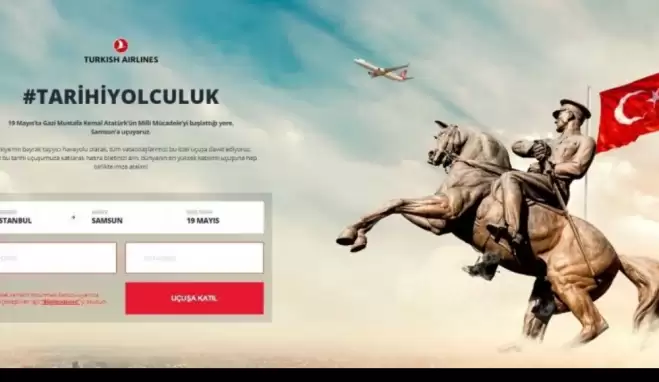 THY 19 Mayıs tarihi yolculuk hatıra bileti nasıl ve nereden alınır? THY tarihi uçuş Samsun bileti hemen al