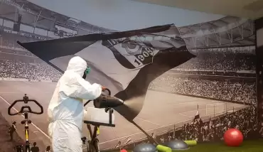 Vodafone Park’ta dezenfekte çalışması yapıldı