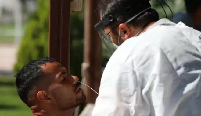 Sivasspor'da 9. kez Kovid-19 testi yapıldı