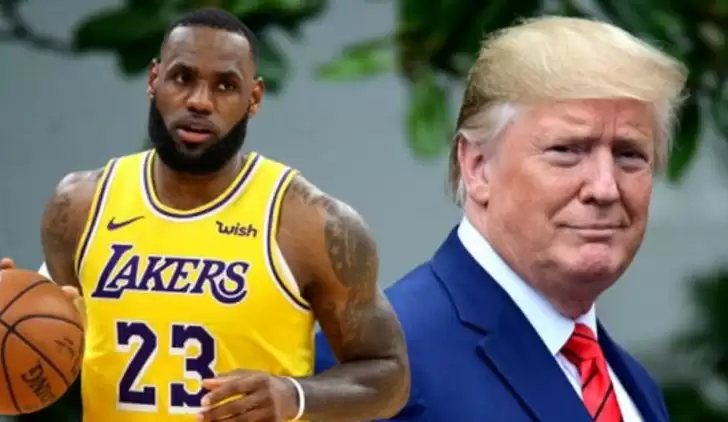 Donald Trump ve LeBron James birbirine girdi!