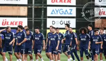 Fenerbahçe'de Frey ve Zanka ve Oğuz Kaan Güçtekin antrenmanda yer aldı