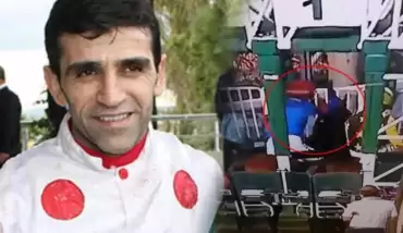 Efsane jokeyden atına şiddet
