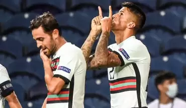 Ronaldo'suz Portekiz Hırvatistan'a fark attı