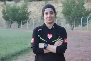 Elazığ’ın tek kadın hakemi maçlara hazırlanıyor
