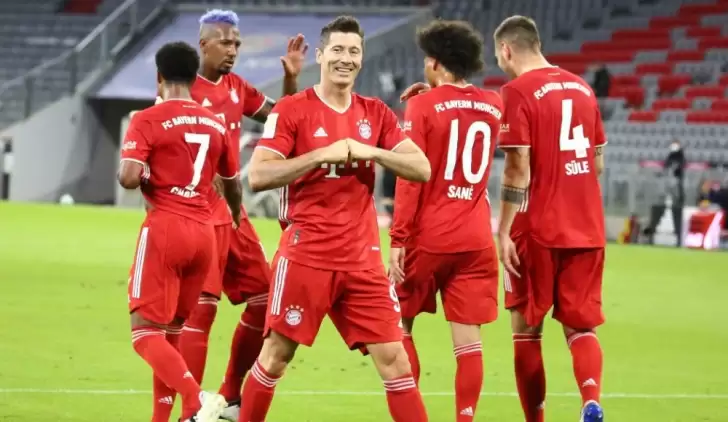 Bayern'den boş tribünlere gol şov: 8-0