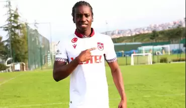 Trabzonspor'da Diabate gelir gelmez jestini yaptı!