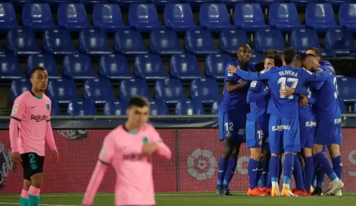 Getafe, Barcelona'ya mağlubiyeti tattırdı!