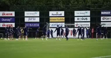 Fenerbahçe’de Perotti takımla birlikte çalıştı