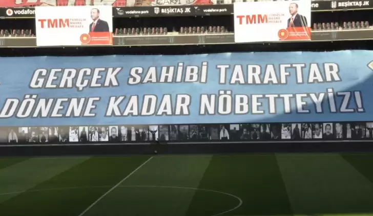 Beşiktaş tribünü onlara emanet