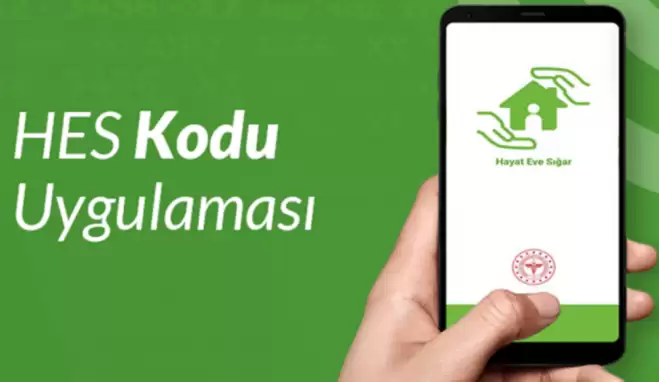 HES kodu nasıl alınır? HES kodu alma! SMS e-devlet ile HES kodu alma ekranı