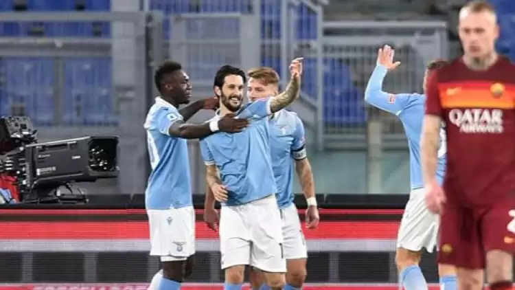 Roma derbisinde 3 puan 3 golle Lazio'nun 