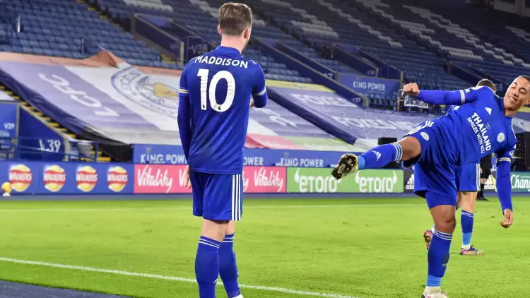 Leicester City, sahasında Southampton'u 2-0'lık skorla geçti