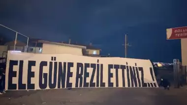 Boluspor taraftarından pankartlı tepki