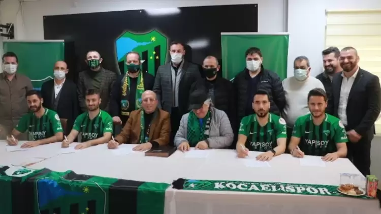 Kocaelispor’dan imza şov! 4 oyuncu...