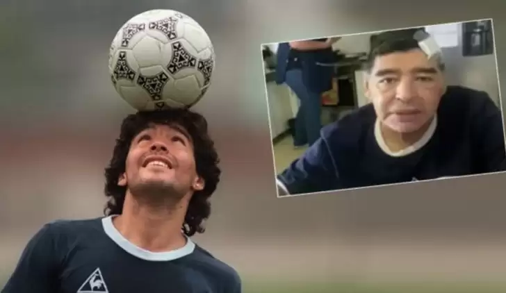 Maradona'nın ölmeden önceki son görüntüsü ortaya çıktı