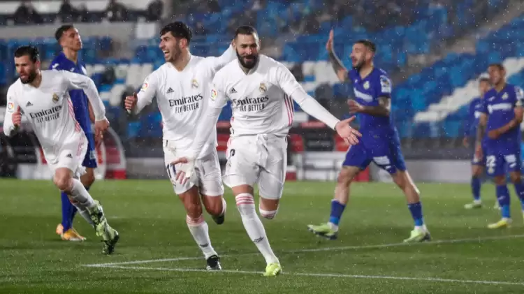 Real Madrid, erteleme maçında Getafe'yi 2-0 ile geçti