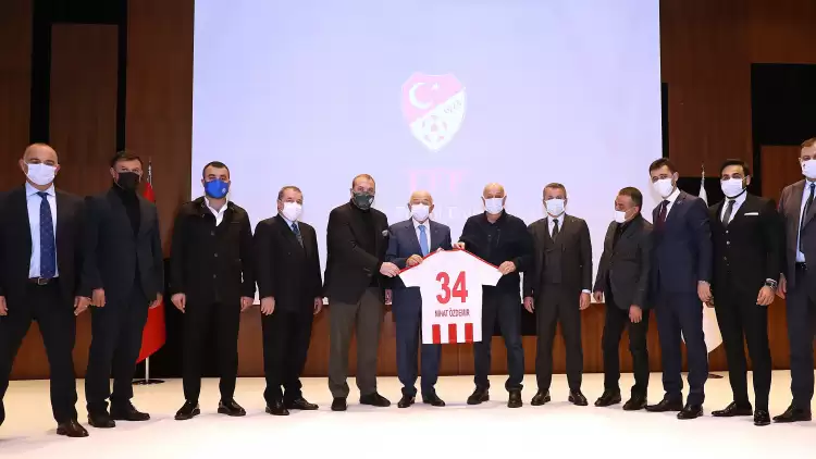 TFF 1. Lig Kulüpler Birliği Derneğinden Nihat Özdemir'e ziyaret