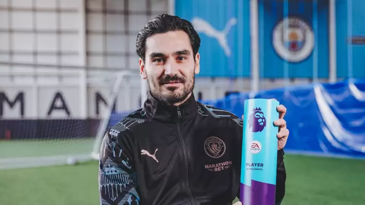 Premier Lig'de ayın futbolcusu İlkay Gündoğan