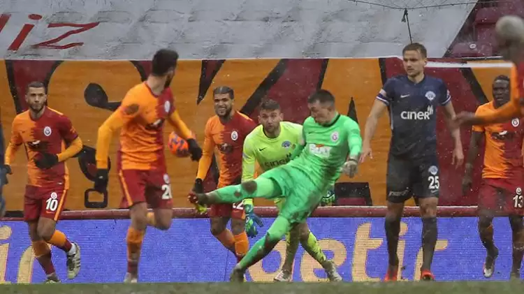 Galatasaray evinde kalesini gole kapatıyor