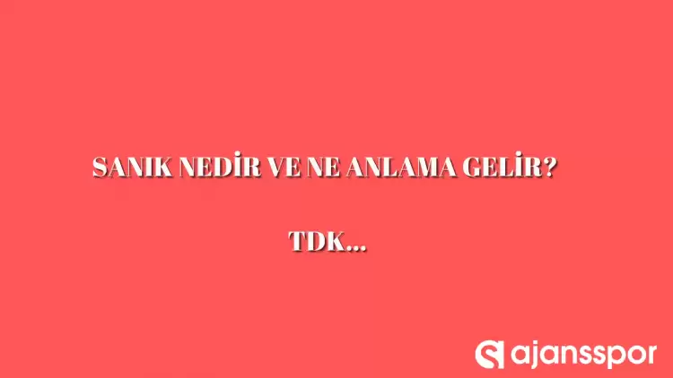 Sanık nedir, ne anlama gelir ve nerelerde kullanılır? Sanık TDK kelime anlamı nedir?