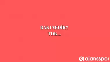 Baki nedir, ne anlama gelir ve nerelerde kullanılır? Baki TDK kelime anlamı nedir