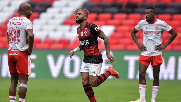 Brezilya'da şampiyonluk heyecanı son haftaya kaldı: Flamengo 2-1 Internacional 