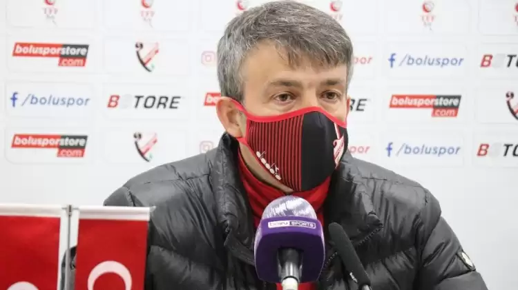 Boluspor Teknik Direktörü Reha Erginer: "Oyunu daha iyi tutmalıydık"