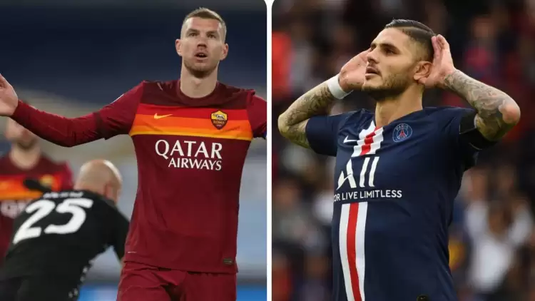 Roma'da Edin Dzeko gidiyor, Icardi geliyor