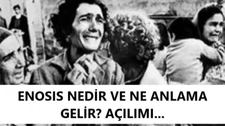 Enosis ne demek, kelime anlamı nedir? Açılımı...