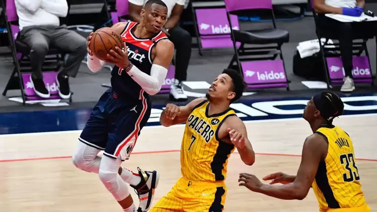 Westbrook, Wizards'ı tek başına sırtladı