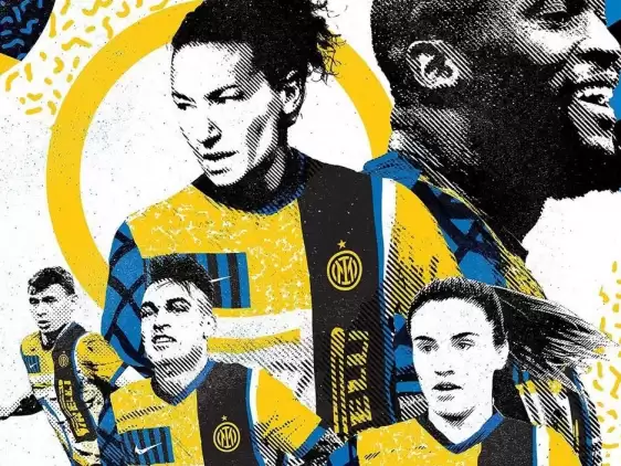 Inter, yeni logo için üretilen özel formasını tanıttı