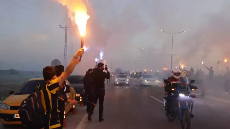 Fenerbahçe’ye Malatya’da coşkulu karşılama