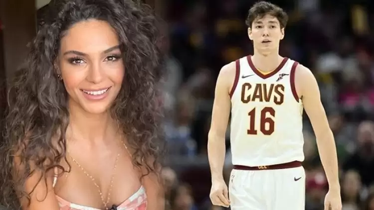 Ebru Şahin'den Cedi Osman'a romantik kutlama