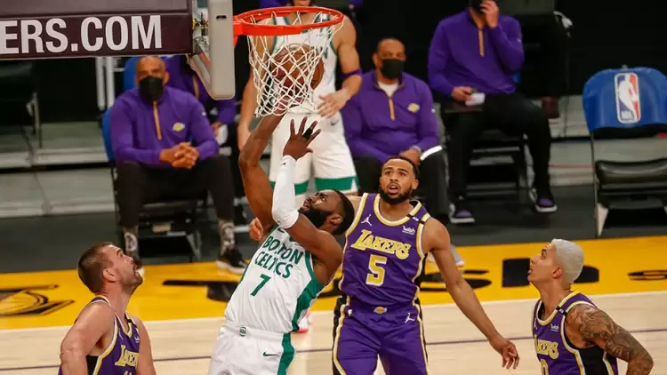 Boston Celtics, Jaylen Brown'un 40 sayısıyla Lakers'ı devirdi