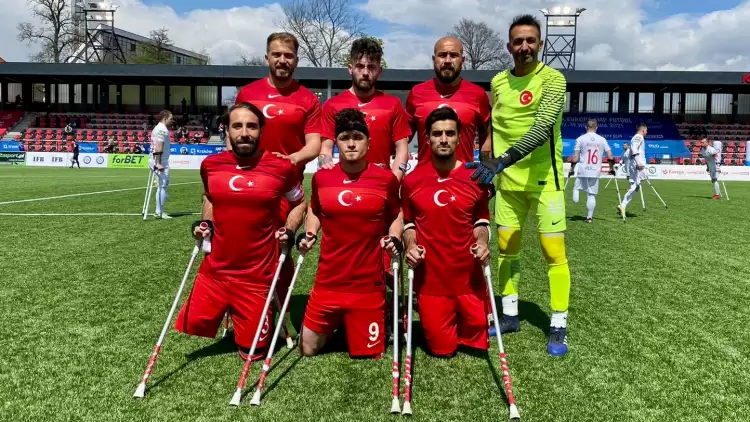  Ampute Futbol Milli Takımı gol oldu yağdı!