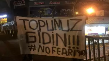 Fenerbahçe taraftarından sert tepki: "Topunuz gidin"
