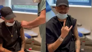 Neymar aşısını olup mesaj verdi