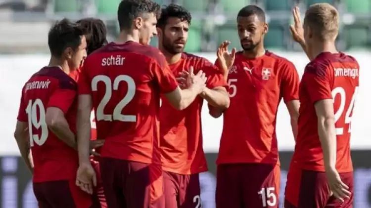 Türkiye'nin EURO 2020'deki rakibi İsviçre, özel maçta Lihtenştayn'a 7 gol attı