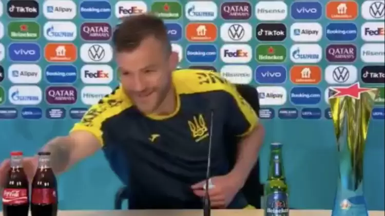 Yarmolenko'dan Ronaldo'ya "Coca-Cola"lı gönderme