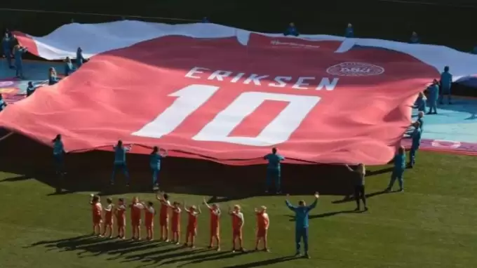 Eriksen'i ziyaret ettiler! Duygusal patlama...