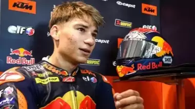 Milli motosikletçi, kaza yaptığı yarışı 16. sırada bitirdi