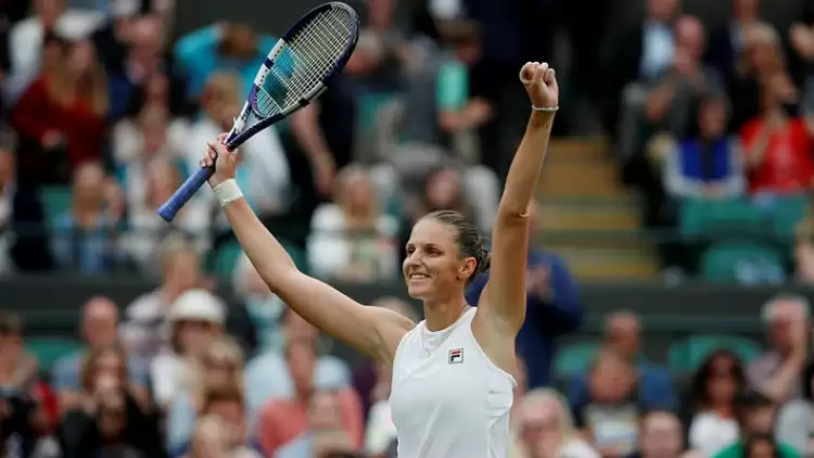 Wimbledon'da tek kadınların ilk yarı finalisti belli oldu