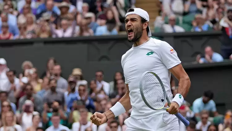  Wimbledon'da ilk finalist Berrettini! Tarih yazan İtalyan 