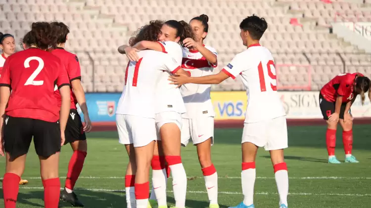 Kadın Milli Futbol Takımı, Arnavutluk’u devirdi