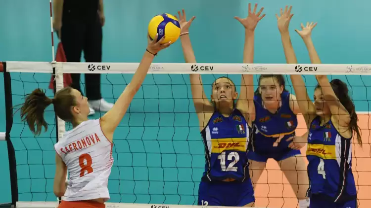 Voleybolda genç milliler, İtalya’yı geçemedi