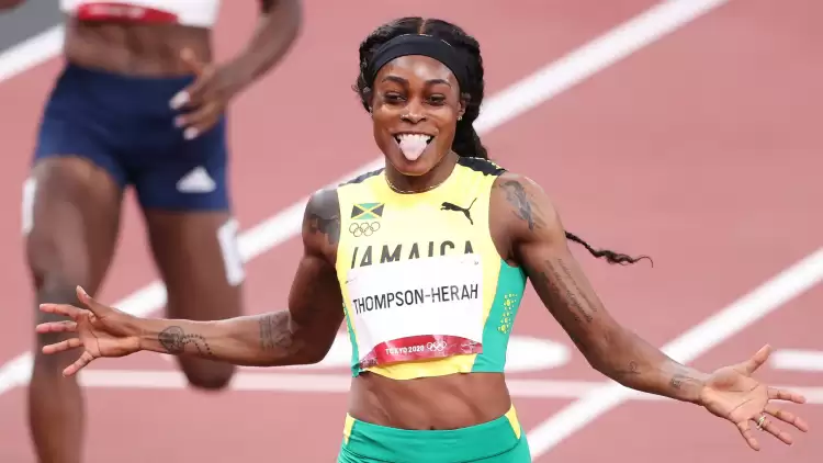 Kadınlar 200 metre finalini Jamaikalı Thompson-Herah kazandı