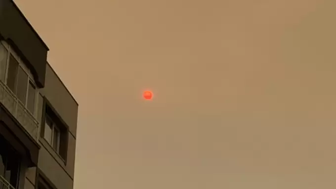 Güneş Neden Kızıl Görünür? İzmir'de Güneş Neden Kırmızı?